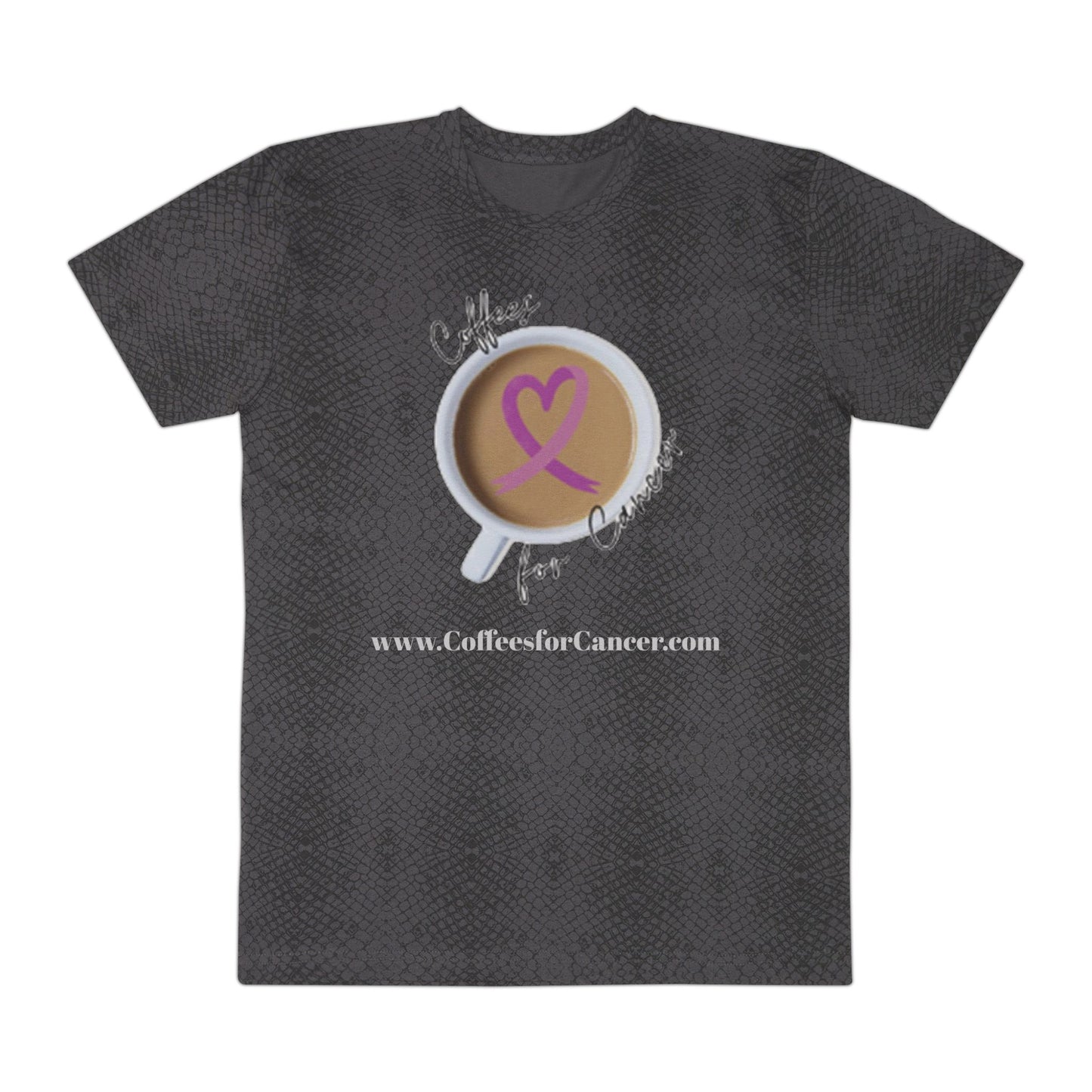 Men's Tee — Coffees for Cancer Charity Shirt (All Proceeds Benefit Cancer Patients)