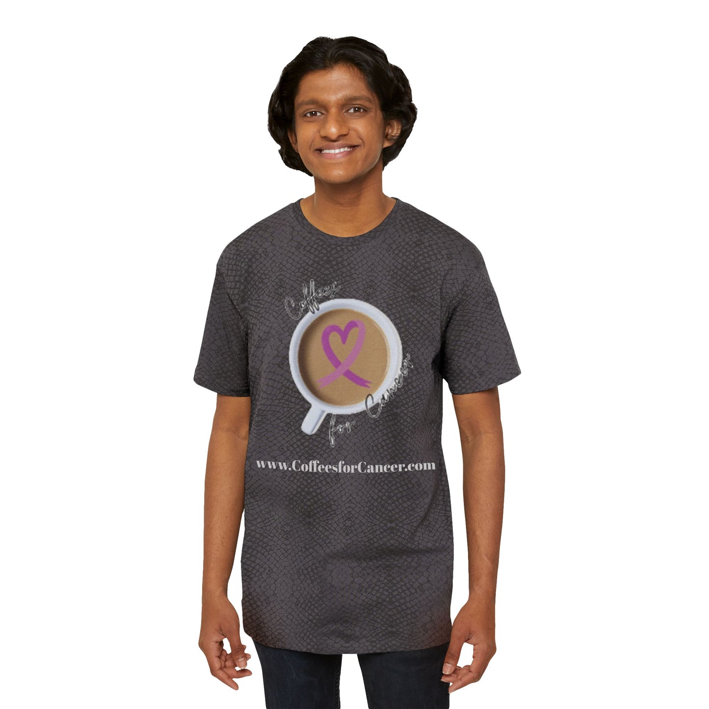 Men's Tee — Coffees for Cancer Charity Shirt (All Proceeds Benefit Cancer Patients)