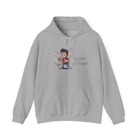 Vintage Americana firework crest Hoodie | 4th of July, red white blue