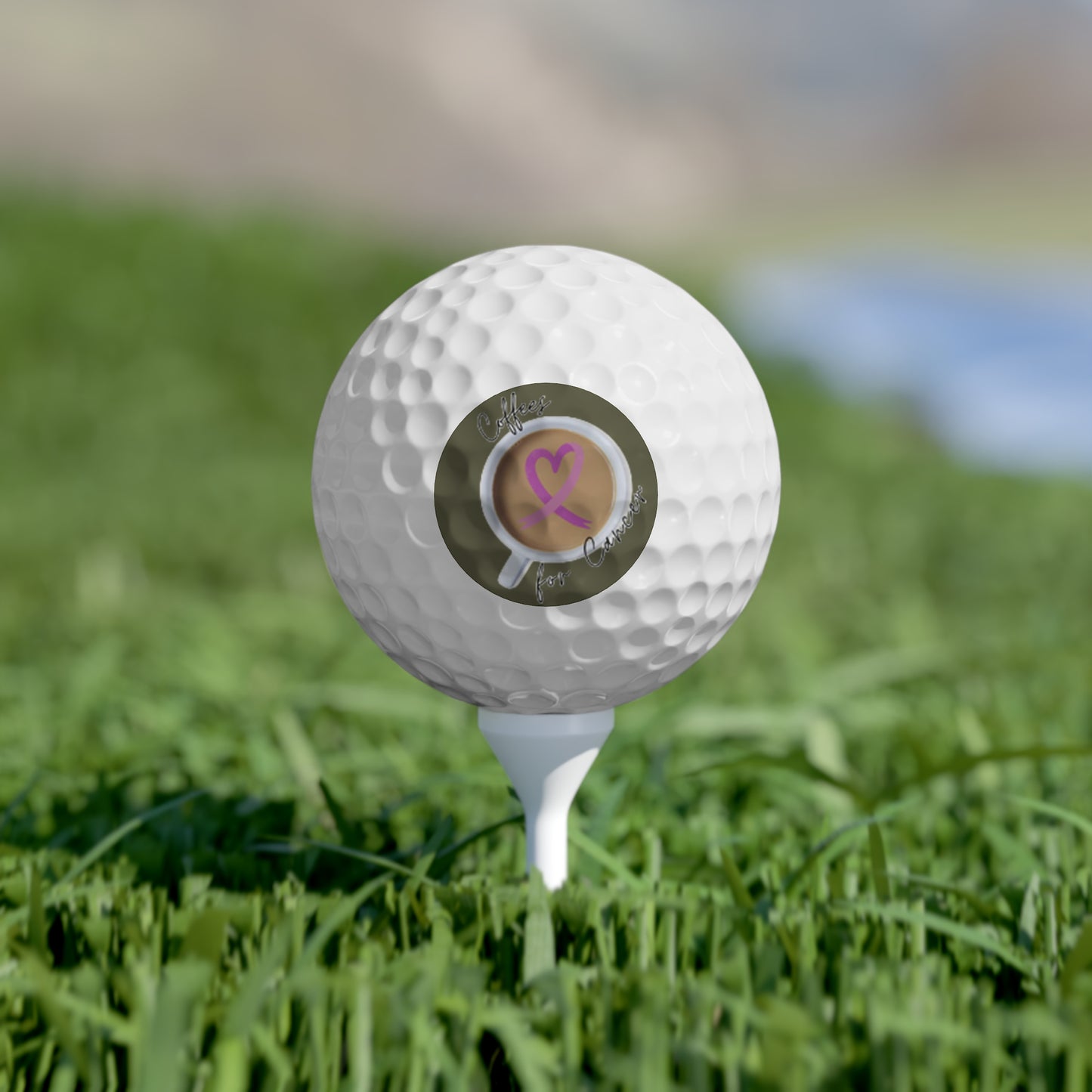 Golf Balls — Coffees for Cancer Charity (6-Pack) — Supports Nate’s Coffees for Cancer Donations