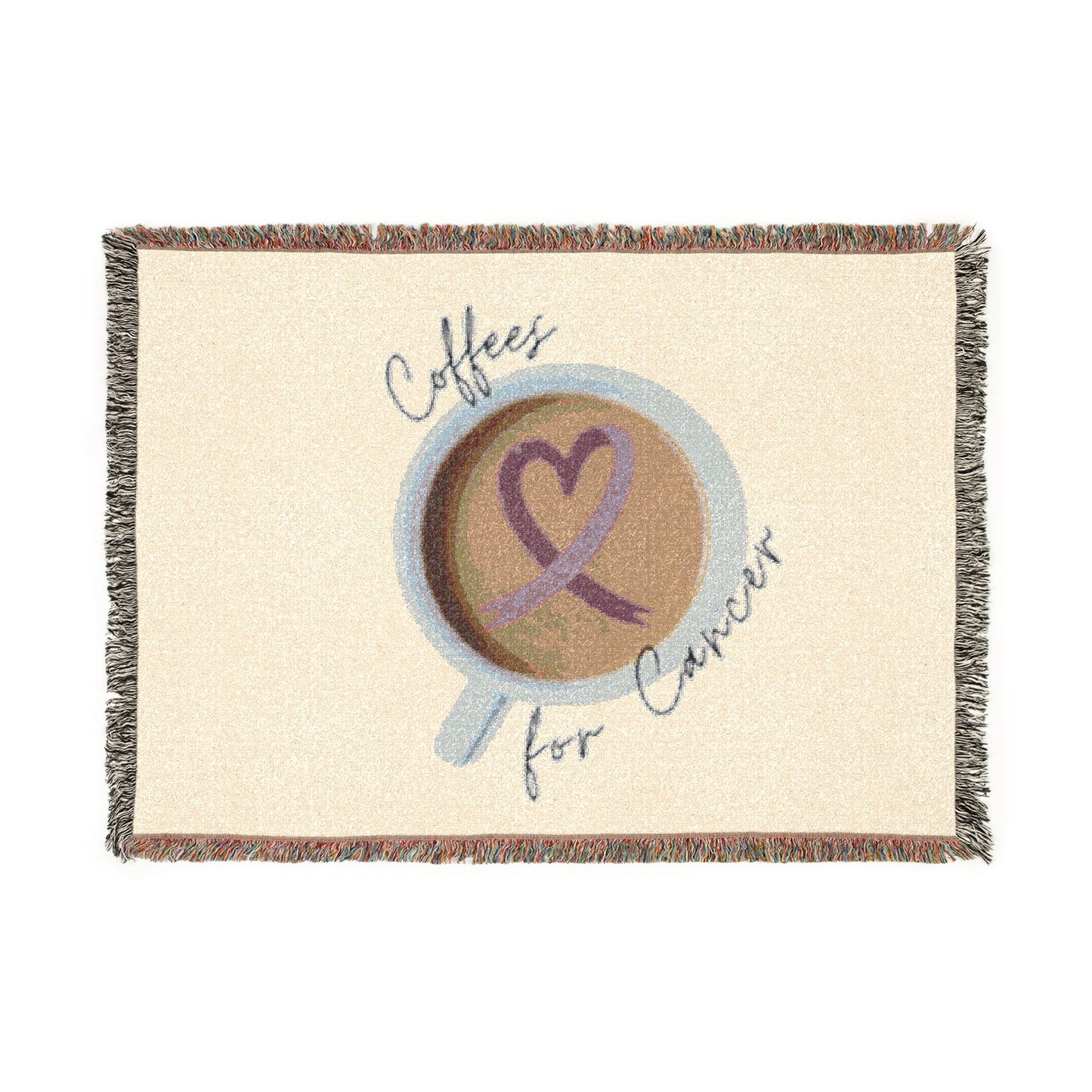Charity Logo Woven Blanket — All Proceeds to My Brother’s Cancer Charity