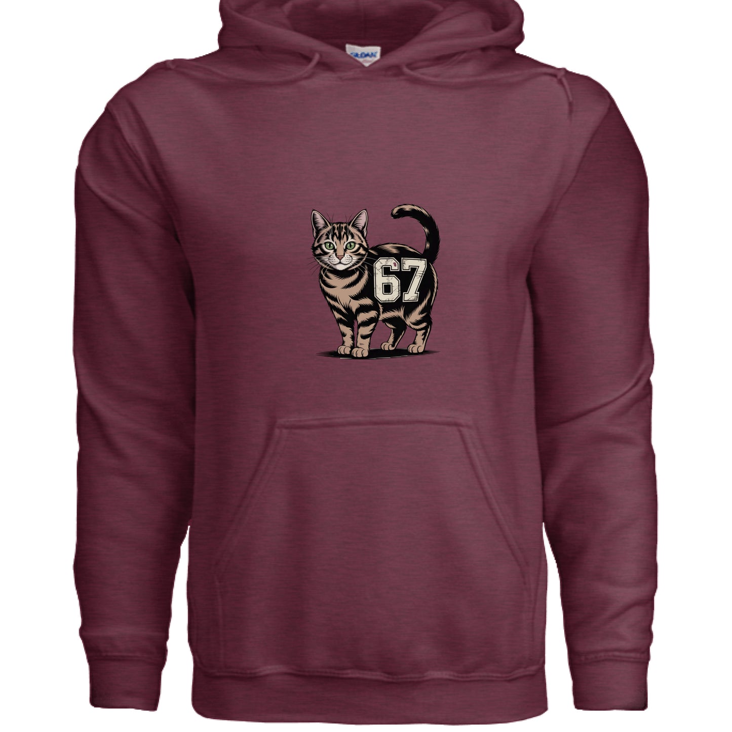 Heather Sport Dark Maroon - FRONT
