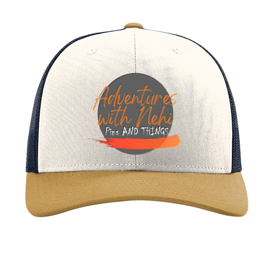 Cream/ Navy/ Amber Gold - FRONT