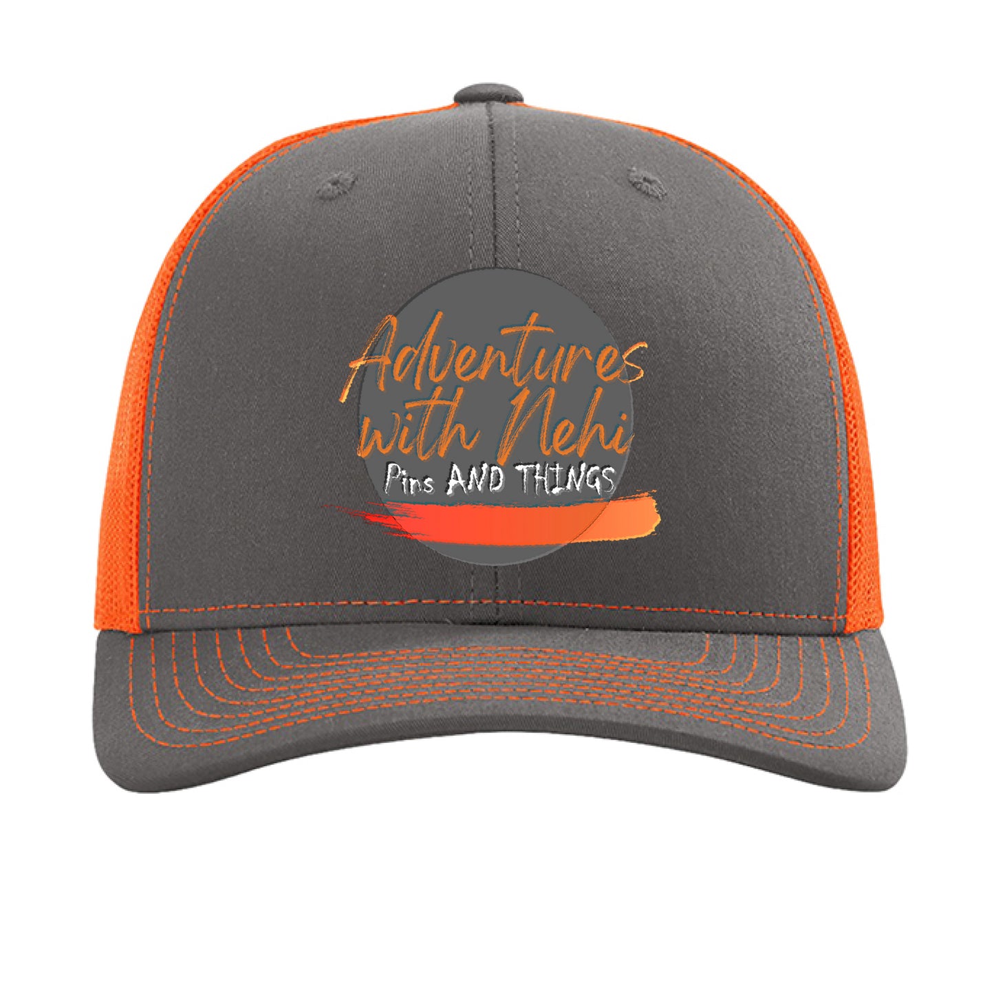 Charcoal/ Neon Orange - FRONT