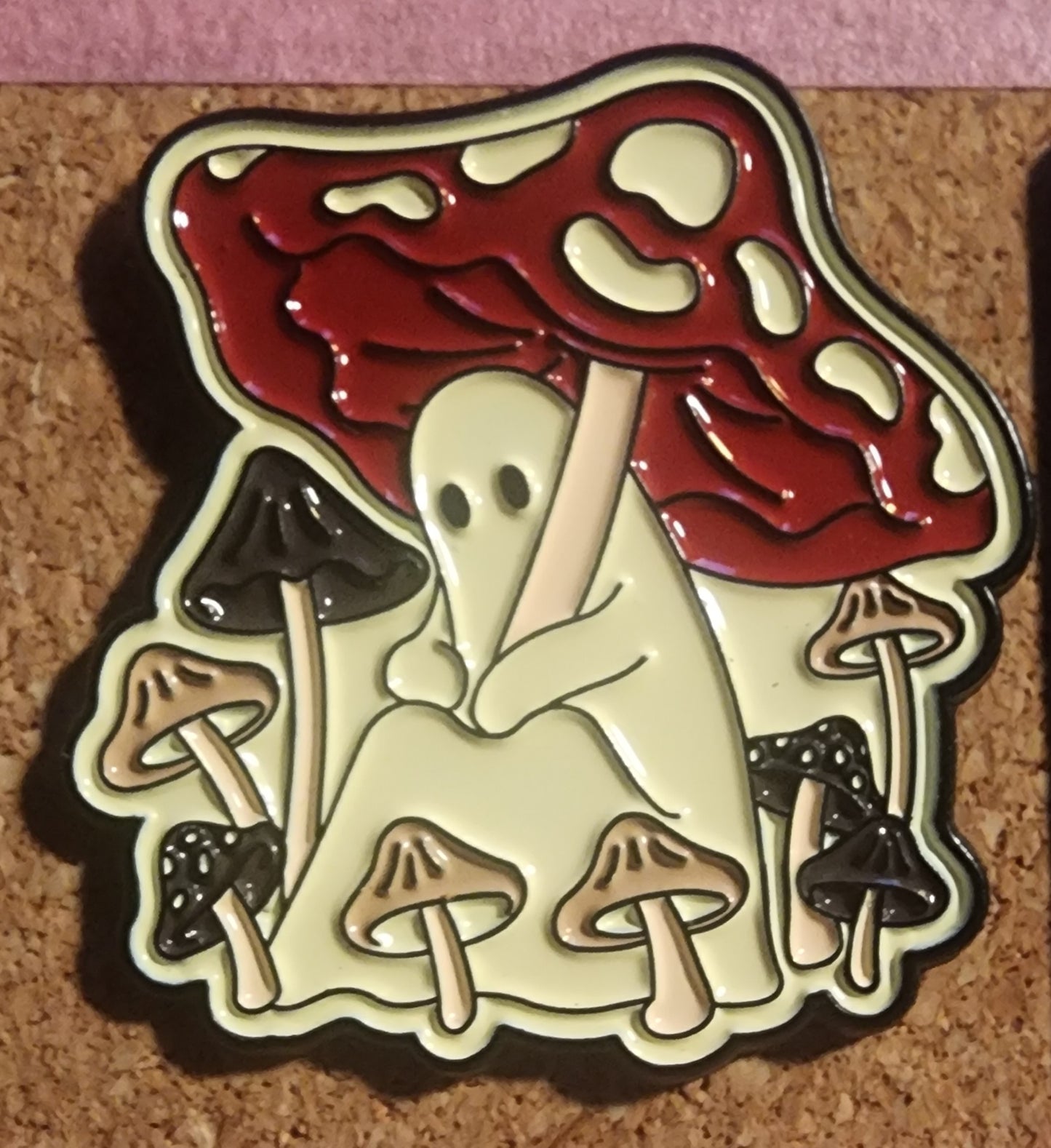$4 Mushroom, Potion, and Raven pins