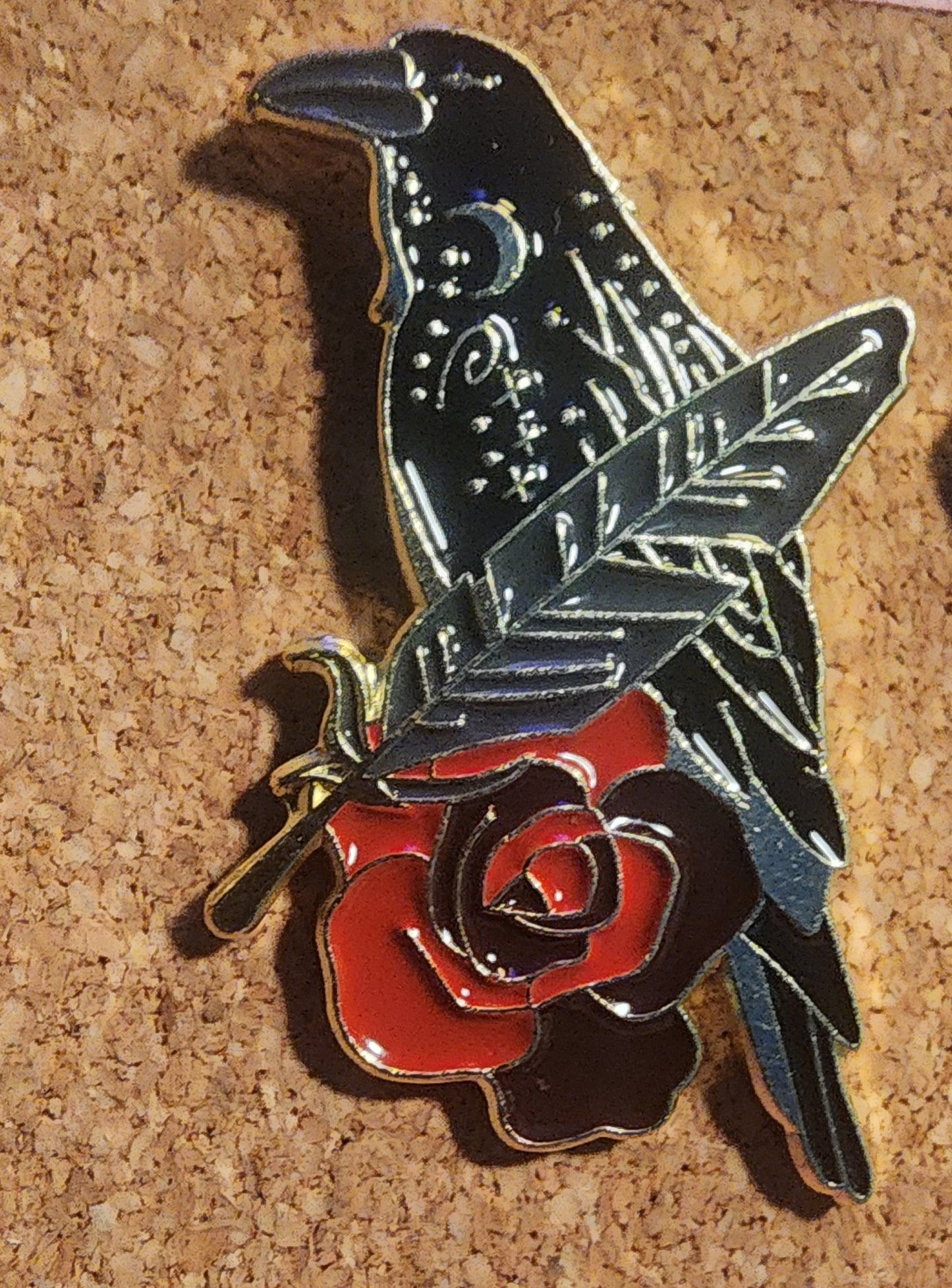 $4 Mushroom, Potion, and Raven pins