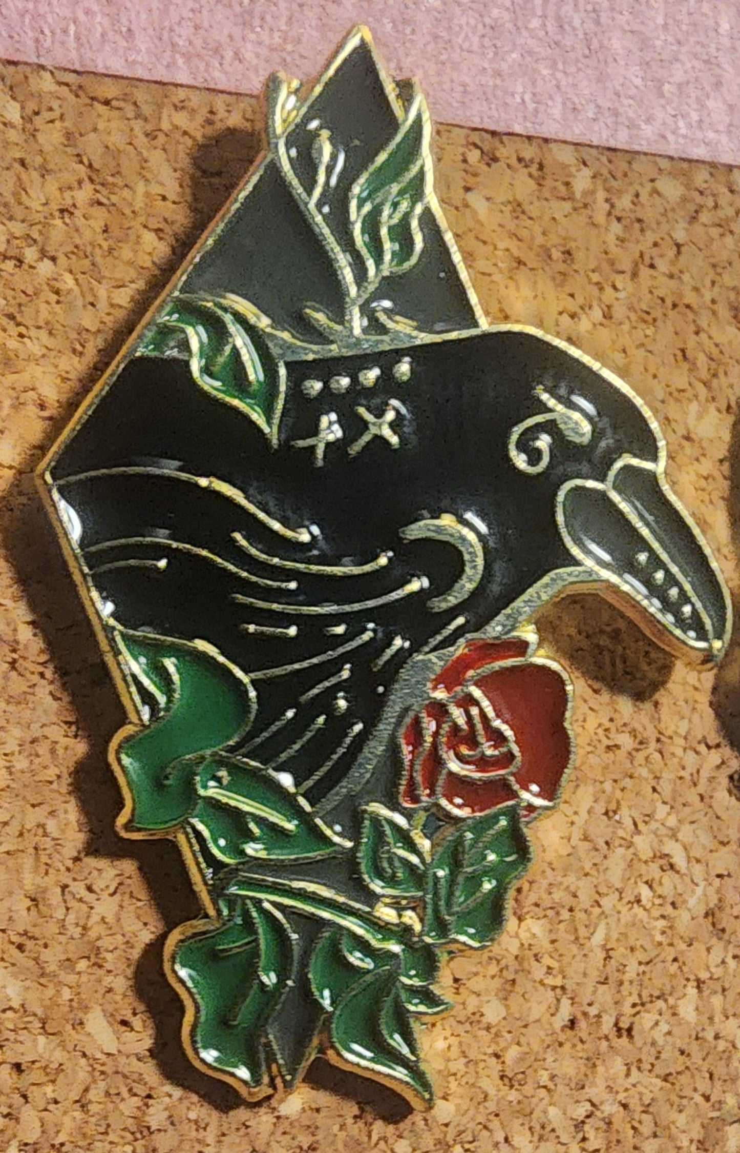 $4 Mushroom, Potion, and Raven pins