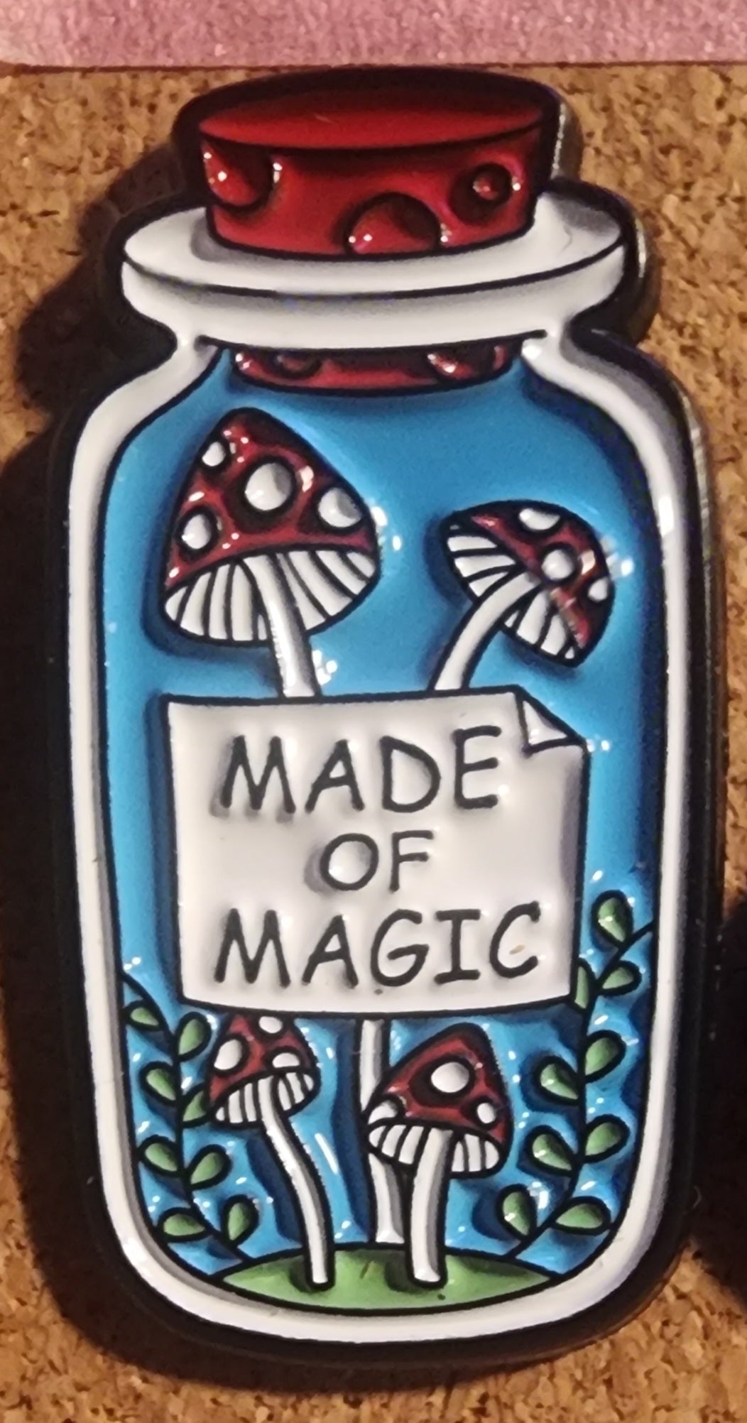 $4 Mushroom, Potion, and Raven pins